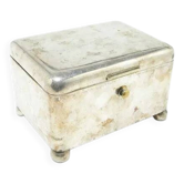 ABD Art Deco Sugar Bowl, Silver-Plated Brass, Norblin