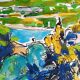 Pierre Lacroux (1909-1993) Gouache 24 x 32 cm - Beaulieu sur Mer 1981
