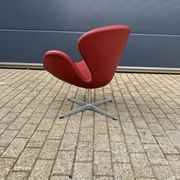 Fritz Hansen Swan chair in Indian Red leder, NIEUW!!!