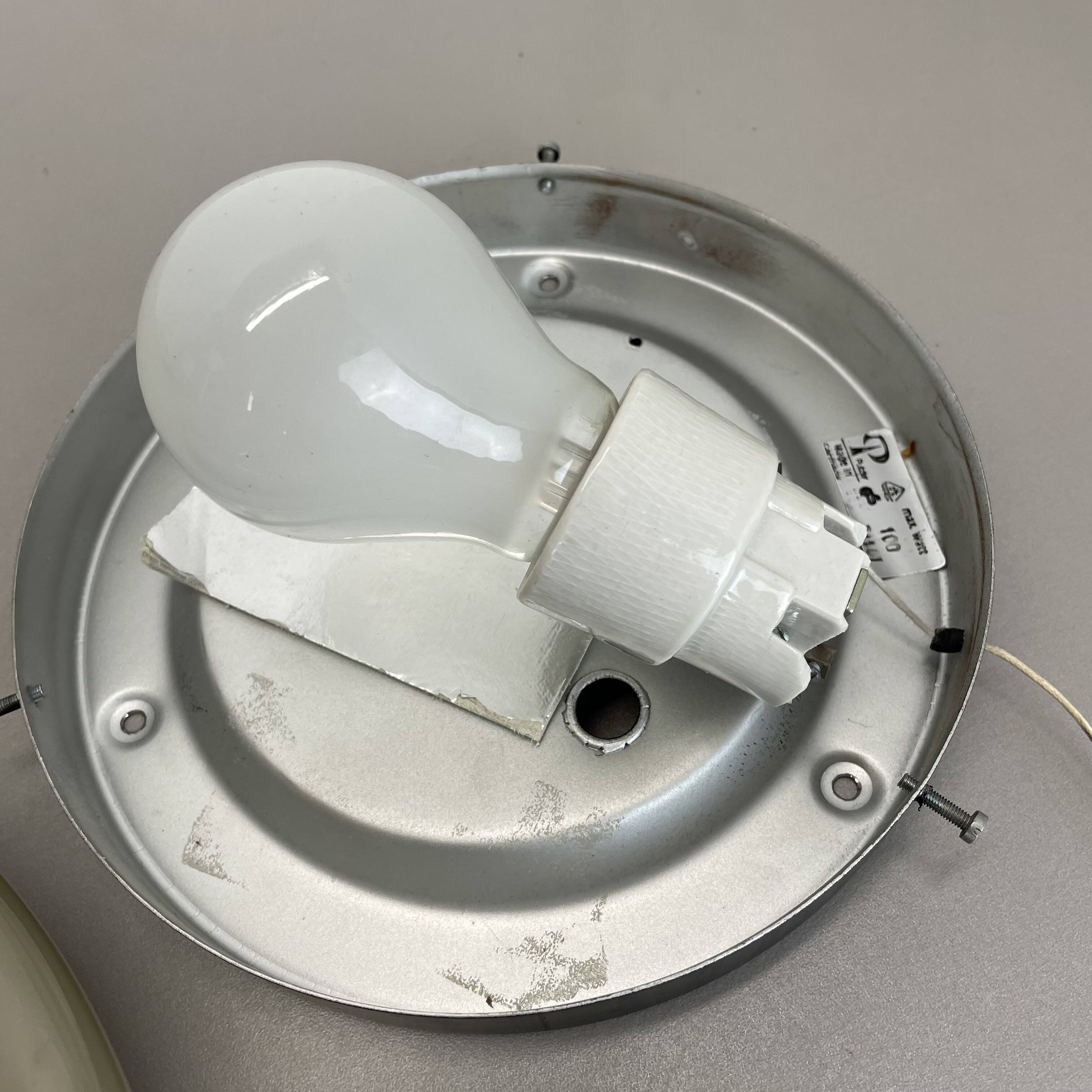 Abstract "cirrus" glass sconce wall light by peill & putzler, germany, 1980s