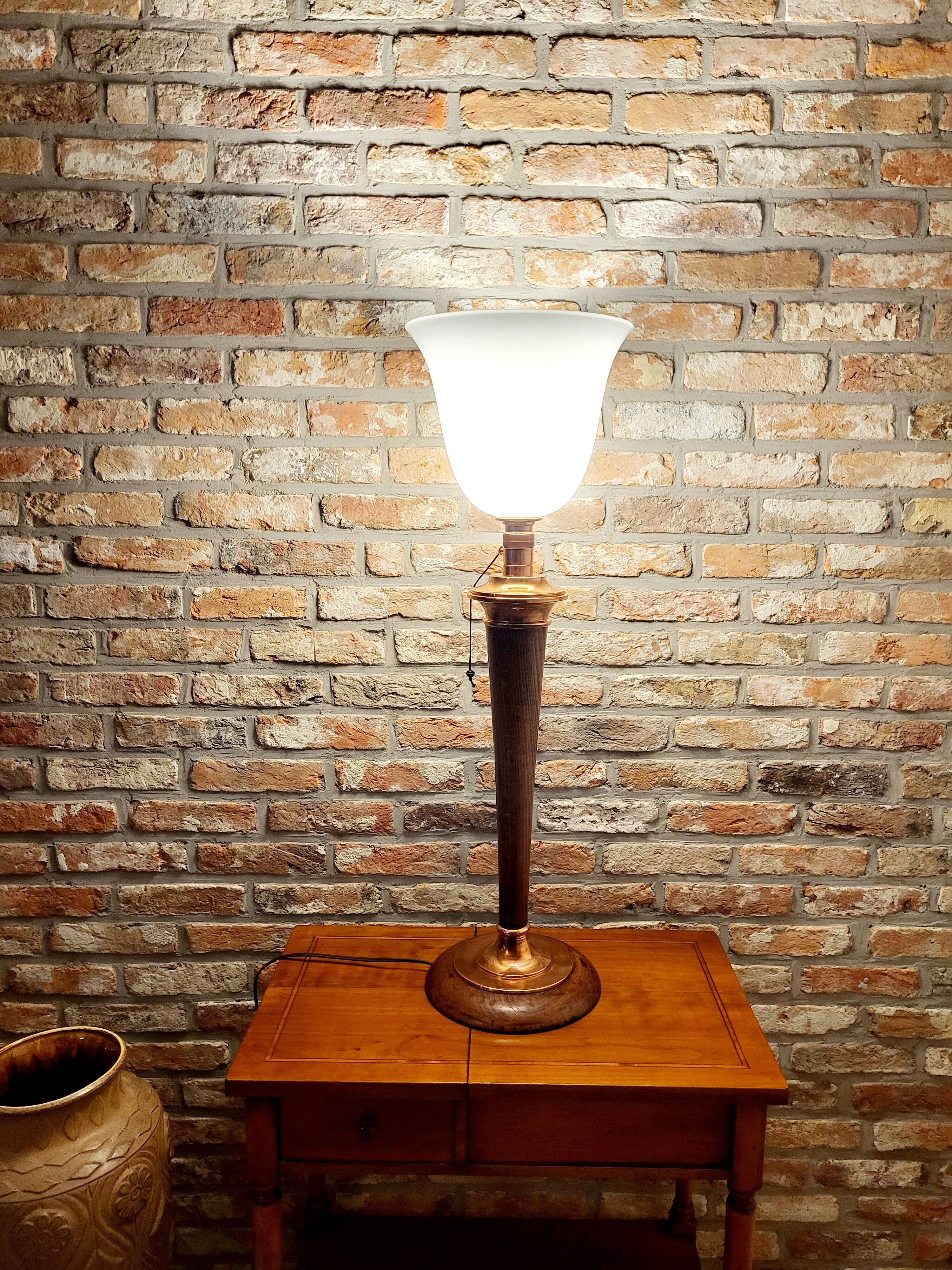 Lampe de table Art Déco Mazda
