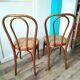Two bistro chairs