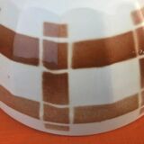 Antique ceramic bowl on a pedestal, faceted model