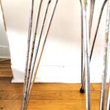 Stool formica feet eiffel design 60s - 70s