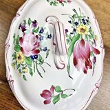 Luneville vegetable soup tureen, street lamp model