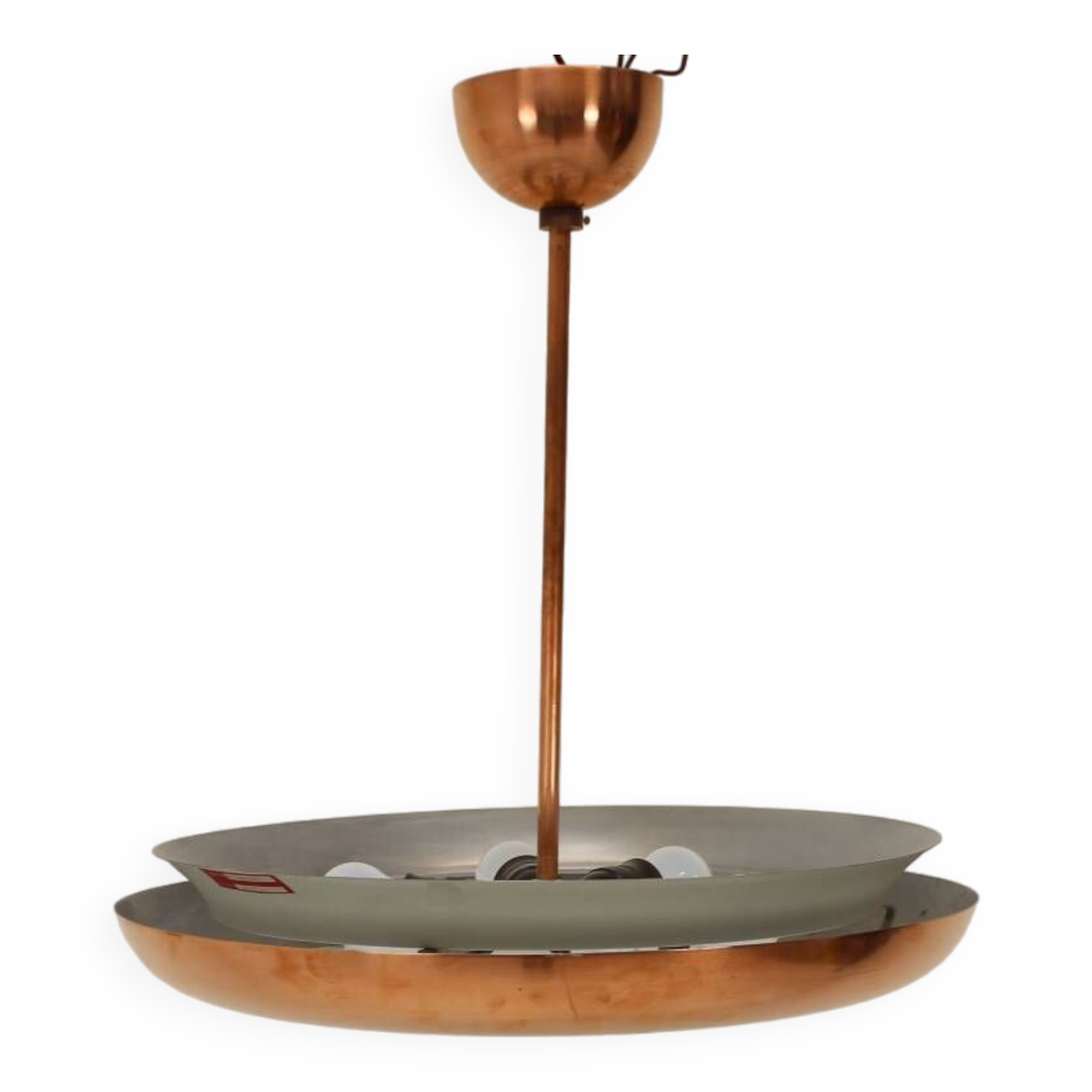 Napako ufo candlestick, 1930s, czechoslovakia