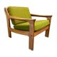 Fauteuil teck design scandinave 1950