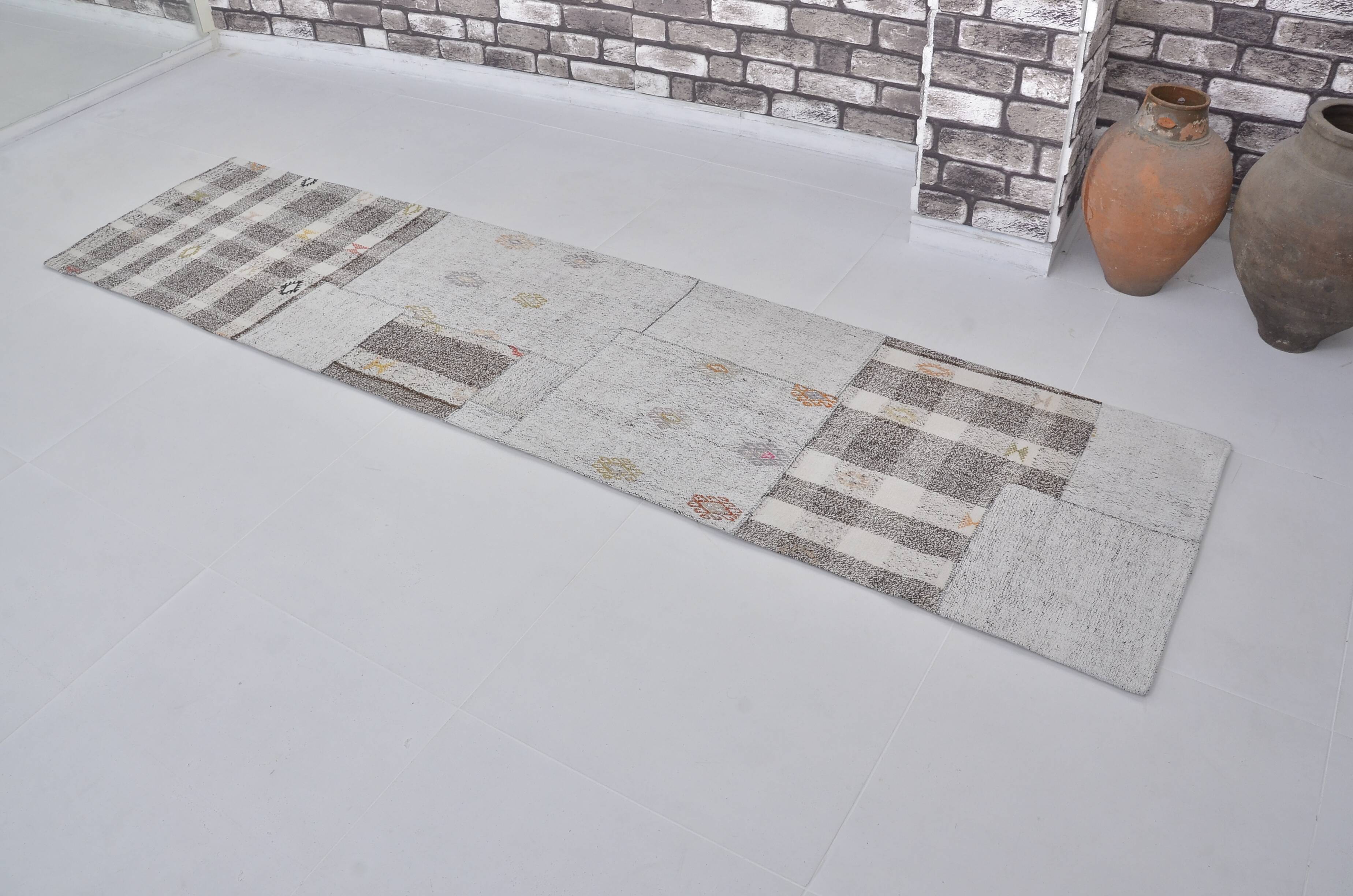 Neutral Vintage Kilim Runner Sku3830