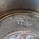 Carafe en cristal taillé et métal argenté – style victorien / Napoléon III