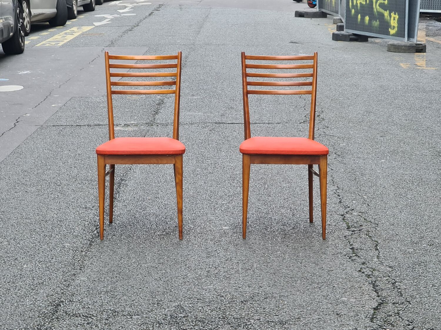 Paire de chaises scandinave 1960