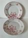 Pair of flat plates Lunéville model Lucien – Clover decoration early 20th century
