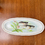 Vintage Digoin porcelain fish platter – trout design
