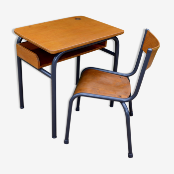 Table and chair schoolboy