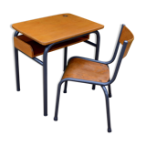 Table and chair schoolboy