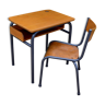 Table et chaise écolier
