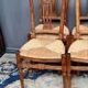 Ensemble de 8 chaises de la période Directoire française.