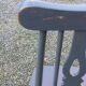 Scandinavian style chair from the 50s with gray patina