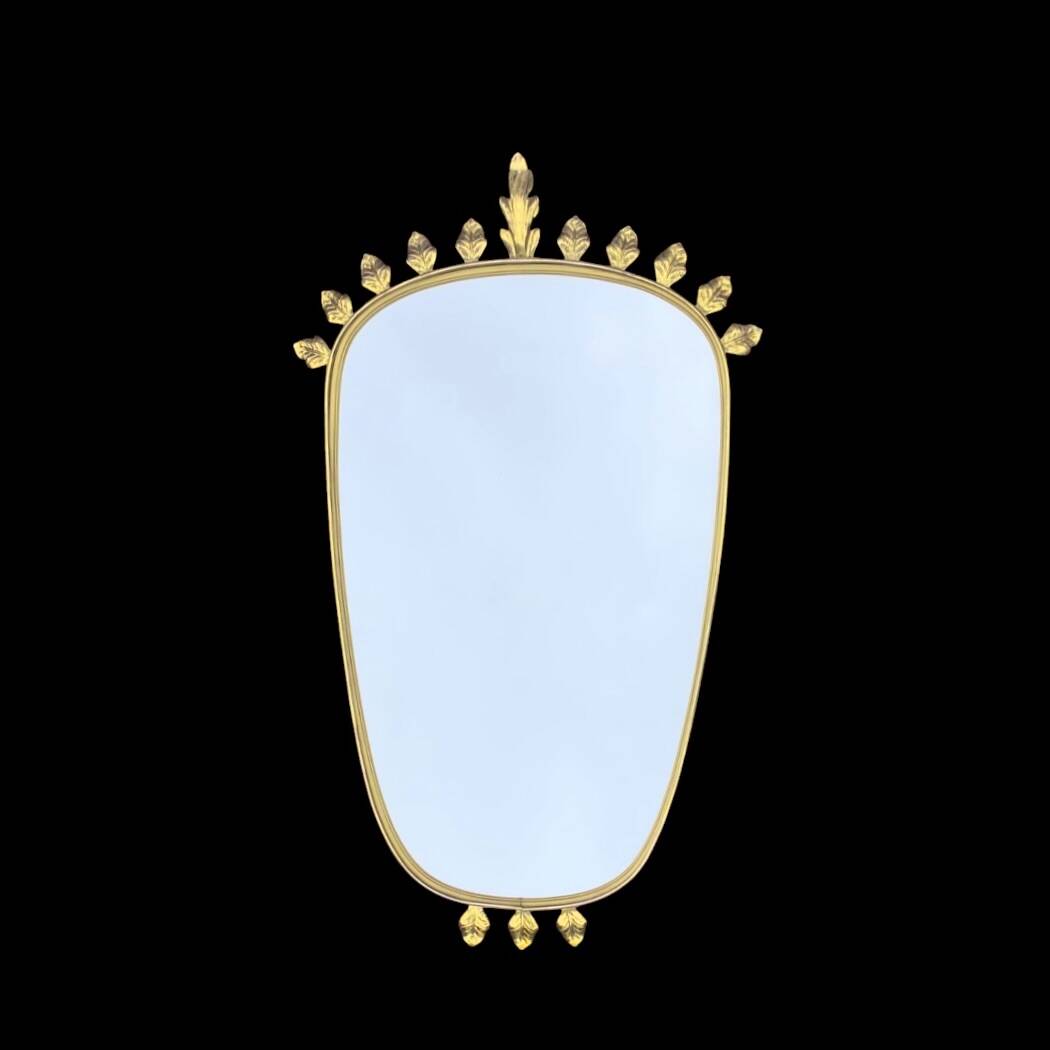 Vintage Deknudt Wall Mirror - Hollywood Regency Style - 1960s