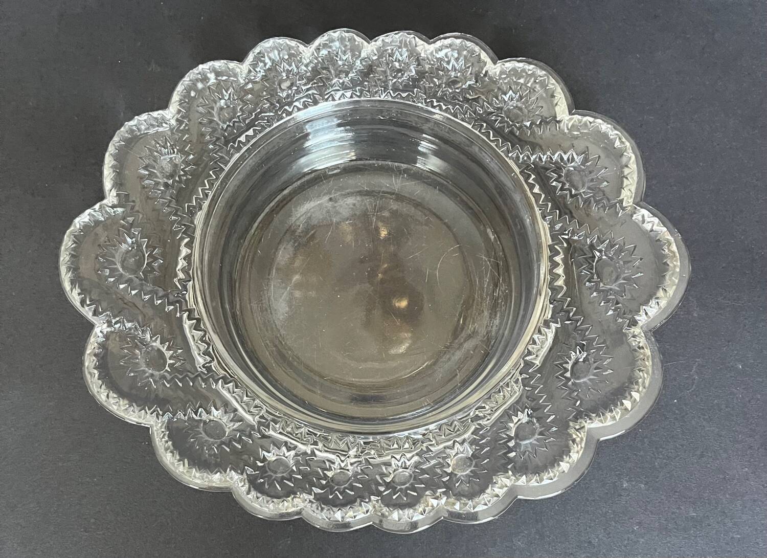 Lalique crystal centerpiece