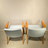 Armchairs model 366 "Bunny" by J. Chierowski vintage