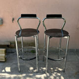 Pair bar stool calligaris