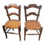 Paire de chaises louis Philippe