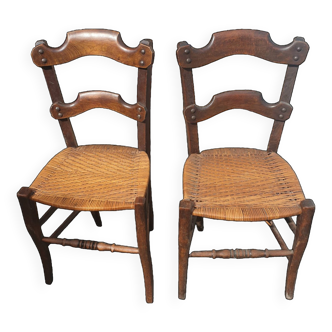 Paire de chaises louis Philippe