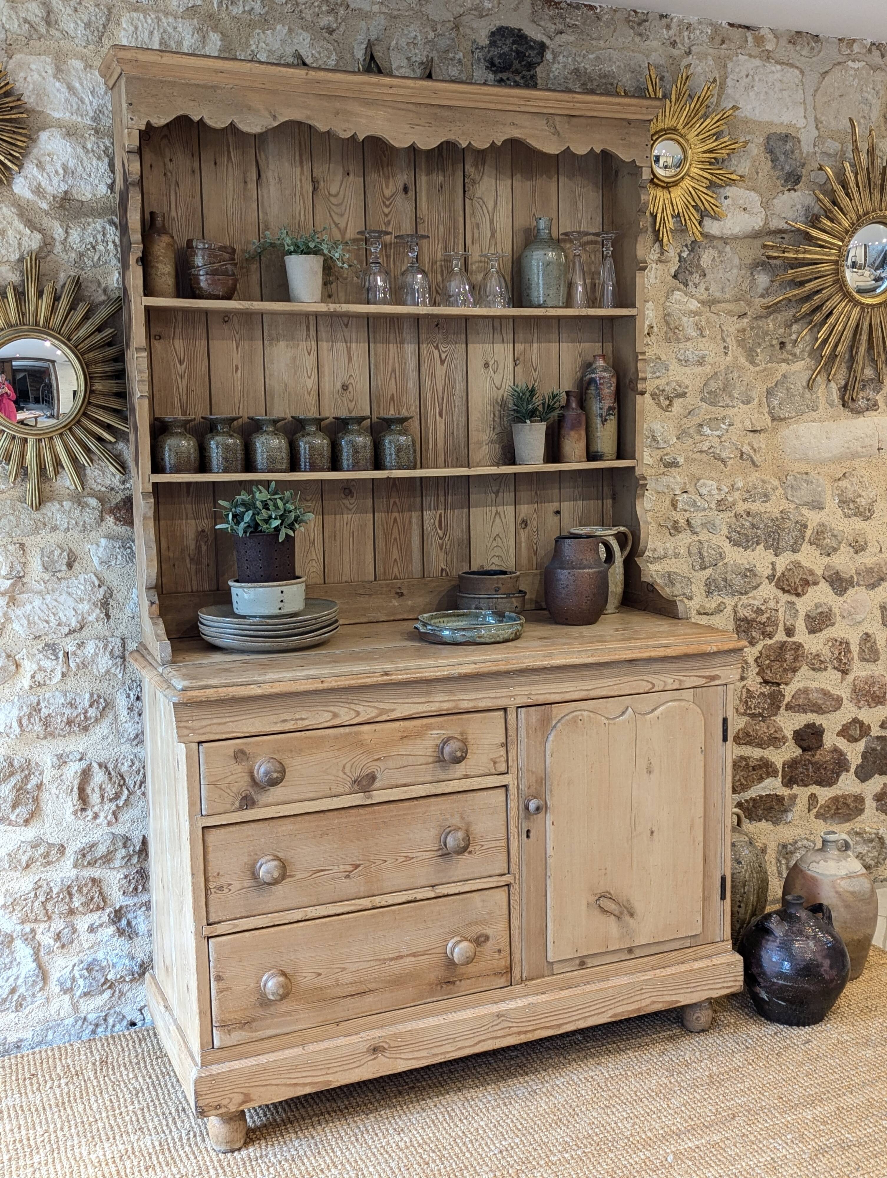 Antique dresser in pitch pine