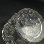 René Lalique "Malaga" model vase, pressed molded glass, circa 1937