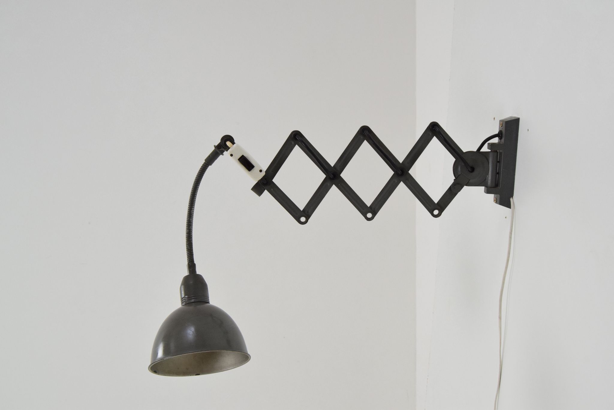 Adjustable Industrial Wall Lamp,Instala Decin,1960’s.