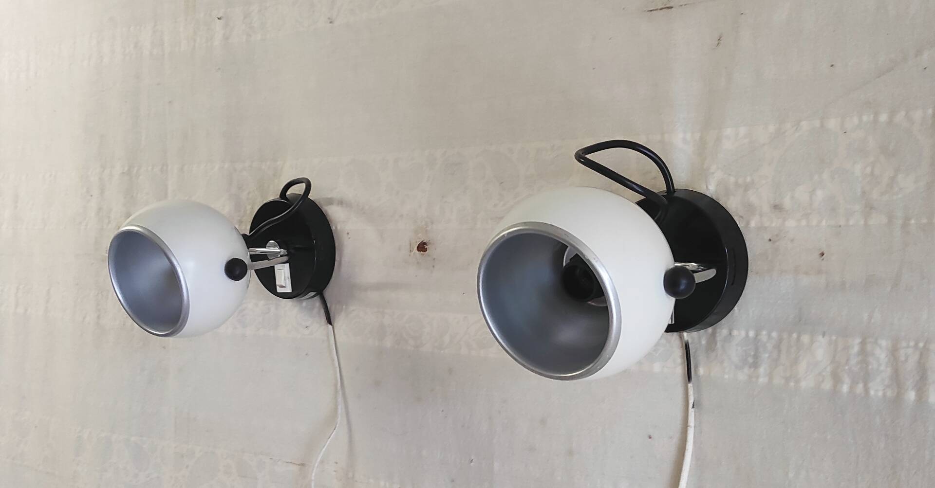 Appliques Eye-ball par Targetti Sankey, années 70