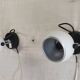 Appliques Eye-ball par Targetti Sankey, années 70