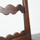 French antique Lorraine chair made of oak from the 18th century