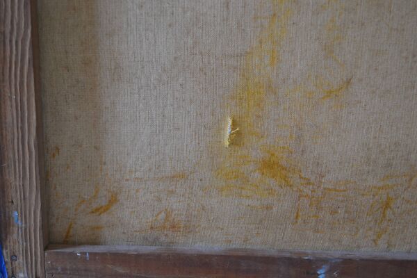 HST peinture abstraite milieu XXème era CoBrA art brut