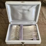 12 christofle spatours cake forks