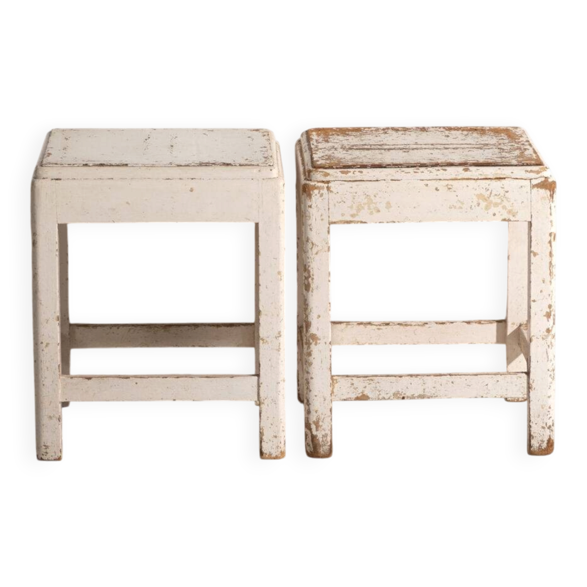 Antique pine bedside tables – Central Europe, circa 1940 #15