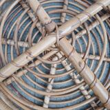 Vintage rattan coffee table