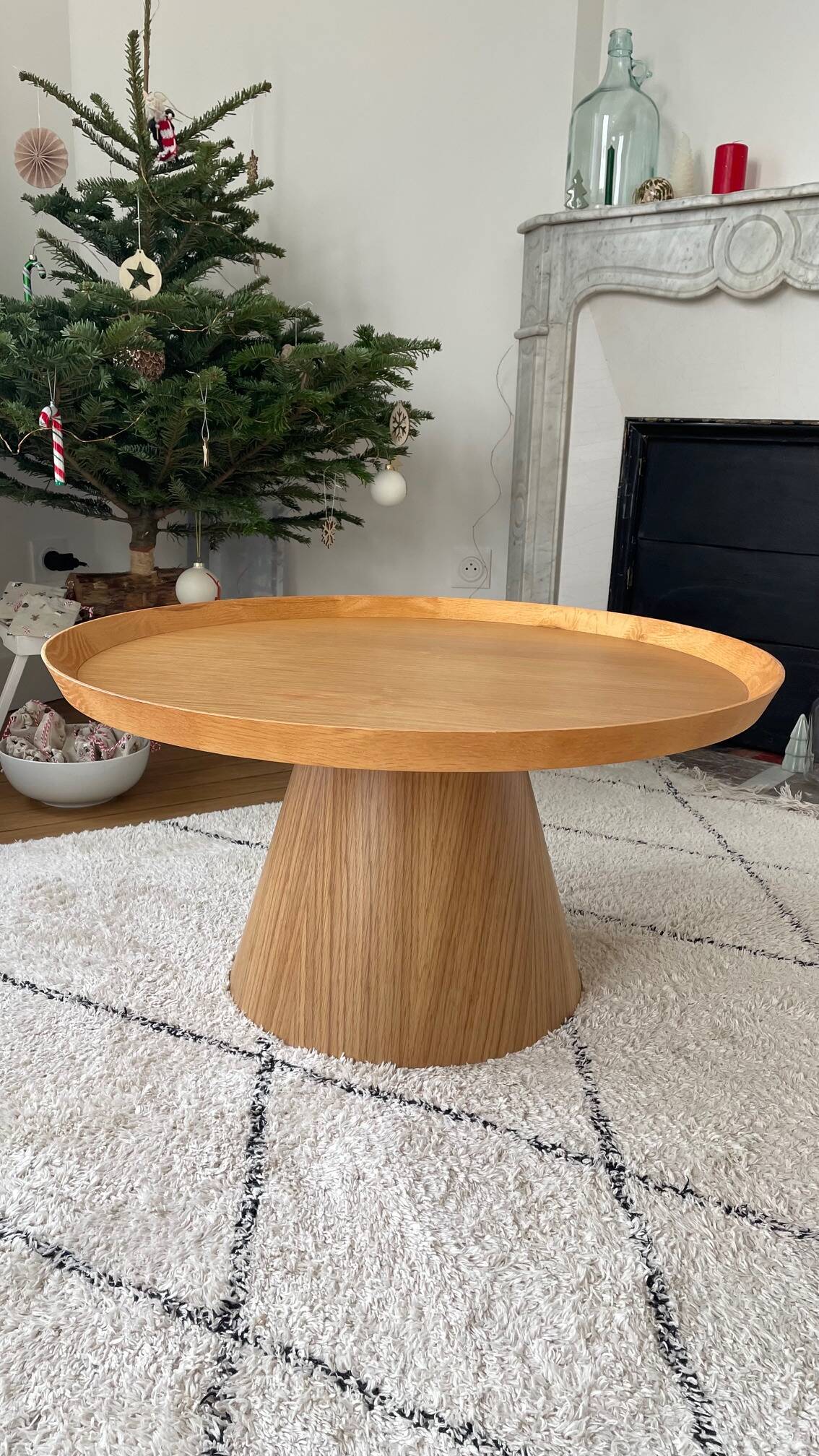 Oak coffee table