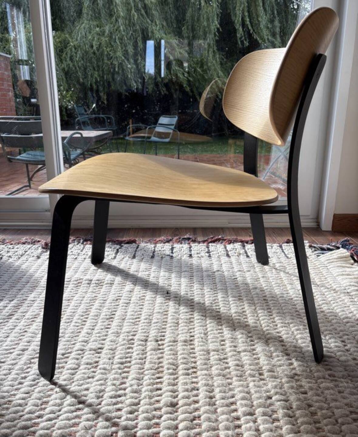 Fauteuil en bois & metal  Cruso Springback par Keiji Takeuchi