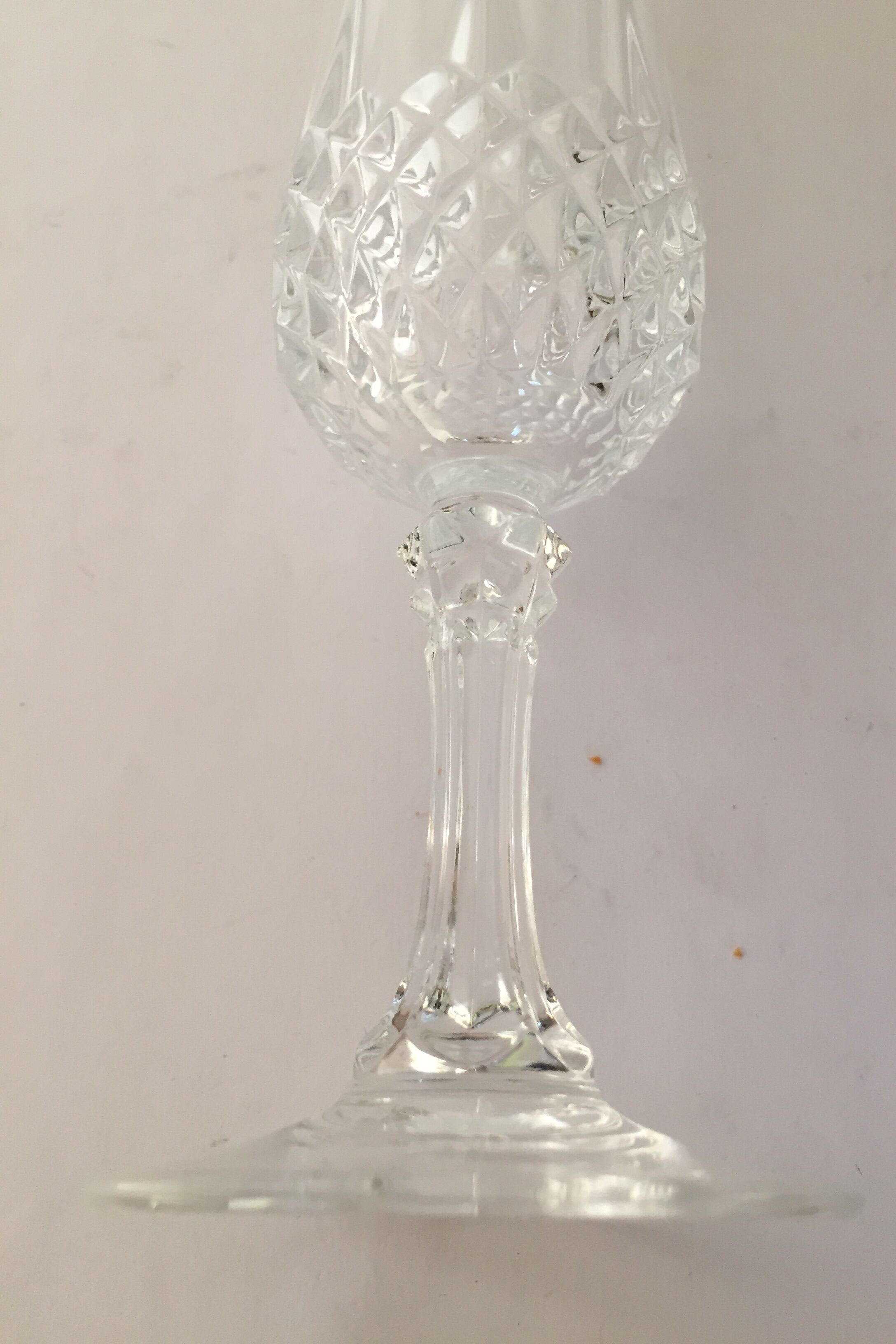 Set of 6 Crystal flutes