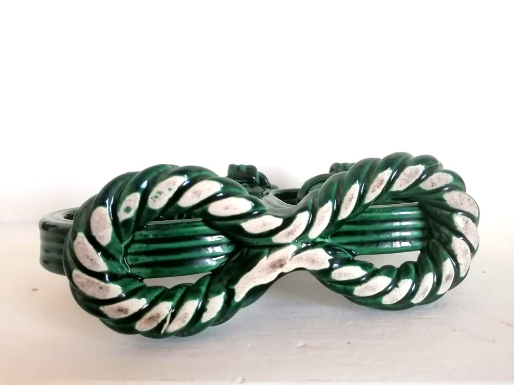 Candle holder slurry style Vallauris, 1950