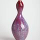 Porcelain vase with peacock glaze by Matsuyama Gaei, first generation.