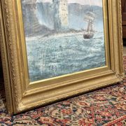 Aquarelle sous verre fin XIXème signée A.Johnston 1891