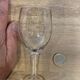Set de 6 verres vin blanc gravés