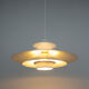 Danish pendant lamp Capri by Kurt Wiborg, Jeka, 1980s
