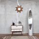 Mini sideboard TV cabinet end of Scandinavian vintage sofa