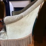 2 fauteuils crapaud verts, années 50