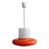 Vintage Czechoslovak Hanging Glass Lamp By Osvětlovací Sklo, 1970s