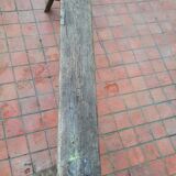 Paire de bancs en bois