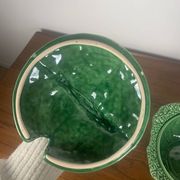 Soupière chou vert en céramique, 1970/80